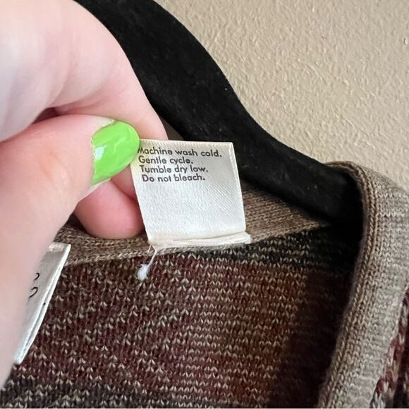 ✨ Vintage Maglificio Florence Brown Wool Grandpa Vest XL - Picture 6 of 11